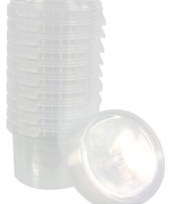 EMMER PP ROND ZONDER HENGSEL INCL GLASHELDERE DEKSEL