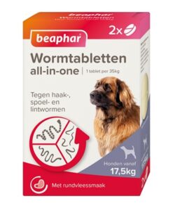 BEAPHAR WORMTABLET ALL-IN-ONE HOND