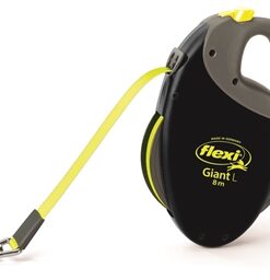 FLEXI ROLLIJN GIANT TAPE NEON ZWART / GEEL