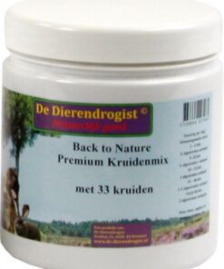DIERENDROGIST BACK TO NATURE PREMIUM KRUIDENMIX MET 33 KRUIDEN