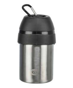 TRIXIE DRINKFLES RVS MET PLASTIC DRINKBAKJE ASSORTI