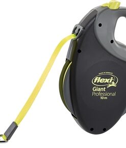 FLEXI ROLLIJN GIANT TAPE PROFESSIONAL NEON ZWART / GEEL