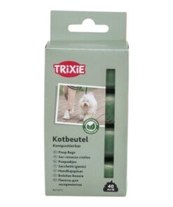 TRIXIE POEPZAKJES COMPOSTEERBAAR BOSGROEN