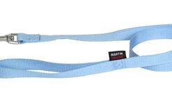 MARTIN HONDENRIEM BASIC NYLON BLAUW