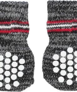 TRIXIE ANTISLIPSOKGRIJS 3X2ST