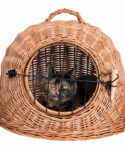 TRIXIE ROTAN KATTENMAND MET DEUR