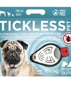 TICKLESS TEEK EN VLO AFWEER VOOR HOND EN KAT BEIGE