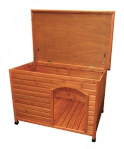 TRIXIE NATURA HONDENHOK CLASSIC MET PLAT DAK BRUIN