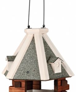 TRIXIE NATURA VOEDERHUIS OM OP TE HANGEN BRUIN / WIT