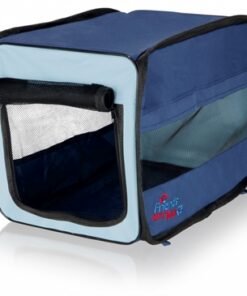 TRIXIE REISMAND TWISTER OPVOUWBAAR DONKERBLAUW / LICHTBLAUW