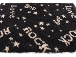 VETBED ROCK ZWART / BEIGE GERECYCLED