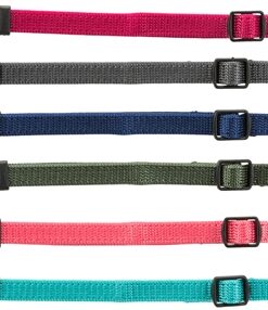 TRIXIE PUPPY HALSBANDSET FUCHSIA/GRAFIET/INDIGO/GROEN/KORAAL/BLAUW