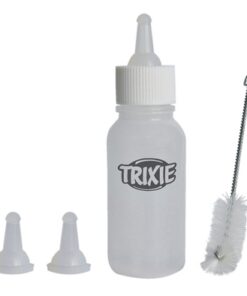 TRIXIE ZUIGFLESJE VOEDINGSSET INCLUSIEF BORSTEL
