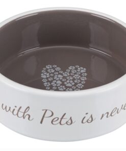 TRIXIE VOERBAK PETS HOME TAUPE