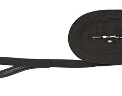 TRIXIE HONDENRIEM SLEEPLIJN SINGELBAND ZWART