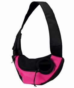 TRIXIE BUIKDRAGER SLING DRAAGTAS ROZE / ZWART