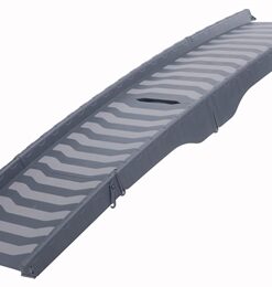 TRIXIE LOOPPLANK 3 VOUDIG INKLAPBAAR GRIJS