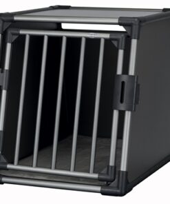 TRIXIE VERVOERSBOX ALUMINIUM GRAFIET