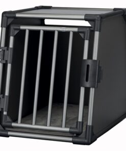 TRIXIE VERVOERSBOX ALUMINIUM GRAFIET