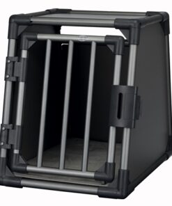 TRIXIE VERVOERSBOX ALUMINIUM GRAFIET