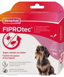 BEAPHAR FIPROTEC HOND TEGEN TEKEN EN VLOOIEN