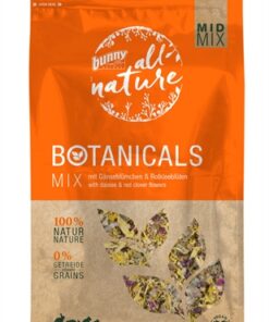 BUNNY NATURE BOTANICALS MIDI MIX MADELIEF / RODE KLAVER BLOESEM