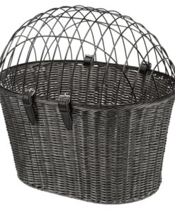 TRIXIE STUUR FIETSMAND MET DRAADKAP ANTRACIET