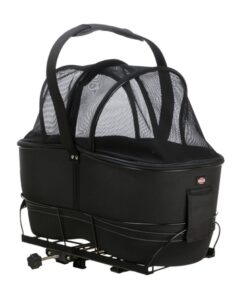 TRIXIE FIETSMAND BAGAGE DRAGER BREED ZWART