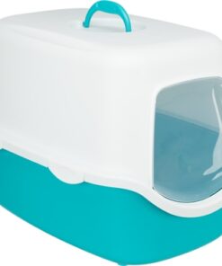 TRIXIE KATTENBAK VICO TURQUOISE / WIT
