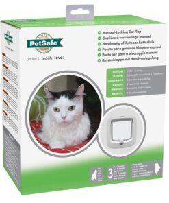 PETSAFE KATTENLUIK TOT 7 KG HANDMATIG WIT
