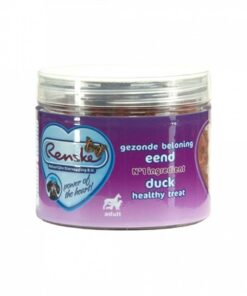 RENSKE HOND GEZONDE BELONING MINI HARTJES EEND