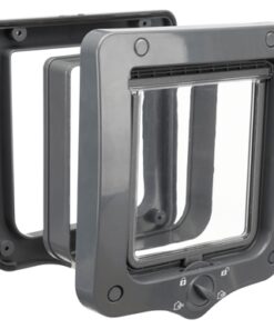 TRIXIE 4-WEG KATTENLUIK INCLUSIEF TUNNELSTUK GRIJS