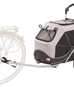 TRIXIE HONDENFIETSKAR OPVOUWBAAR GRIJS