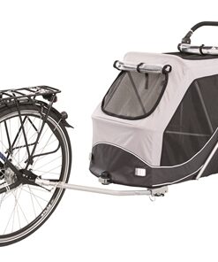TRIXIE HONDENFIETSKAR OPVOUWBAAR GRIJS