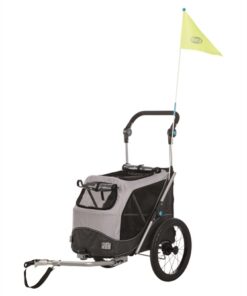 TRIXIE HONDENFIETSKAR OPVOUWBAAR GRIJS