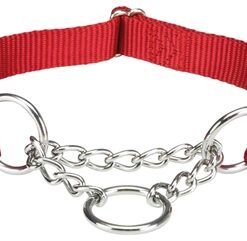 TRIXIE HALSBAND HOND PREMIUM HALFSLIP HALSBAND ROOD