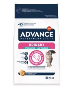 ADVANCE VETERINARY DIET CAT URINARY STERILIZED MINDER CALORIEËN