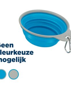 TRIXIE VOERBAK / DRINKBAK REIS STEVIGE RAND SILICONEN ASSORTI