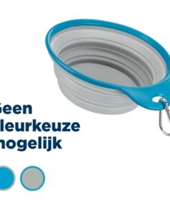 TRIXIE VOERBAK / DRINKBAK REIS STEVIGE RAND SILICONEN ASSORTI