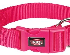 TRIXIE HALSBAND HOND PREMIUM FUCHSIA