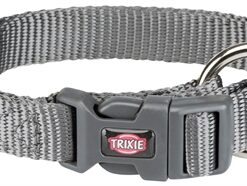 TRIXIE HALSBAND HOND PREMIUM GRAFIET GRIJS