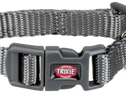 TRIXIE HALSBAND HOND PREMIUM GRAFIET GRIJS