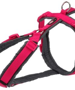 TRIXIE HONDENTUIG PREMIUM TREKKING FUCHSIA / GRIJS