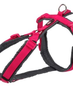 TRIXIE HONDENTUIG PREMIUM TREKKING FUCHSIA / GRIJS