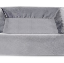 BIA BED ROYAL FLUWEEL HOES VOOR HONDENMAND GRIJS