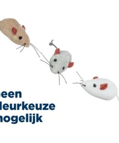 TRIXIE PLUCHE MUIZEN ASSORTI