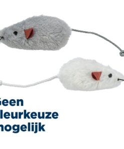 TRIXIE PLUCHE MUIZEN LANGHARIG ASSORTI