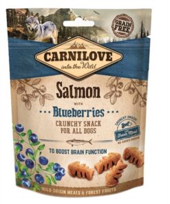 CARNILOVE CRUNCHY SNACK ZALM / BLAUWE BES