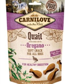 CARNILOVE SOFT SNACK KWARTEL / OREGANO