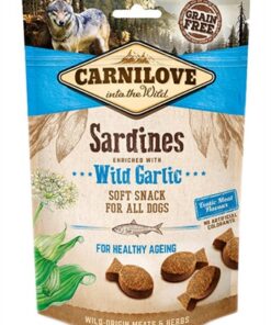 CARNILOVE SOFT SNACK SARDINES / WILDE KNOFLOOK